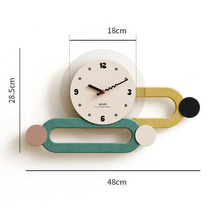 EonClock | 3D lange moderne decoratieve wandklok