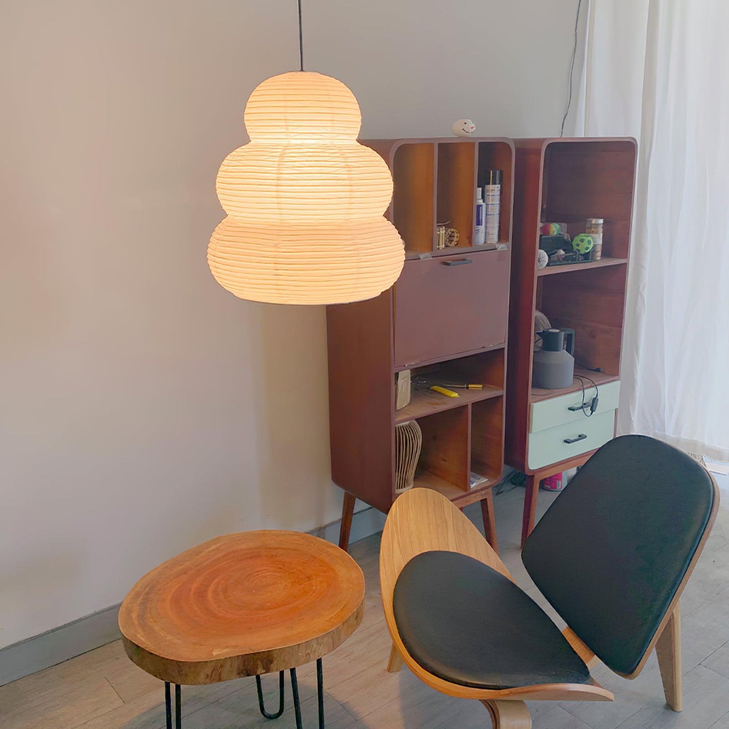 Rijstpapieren hanglamp