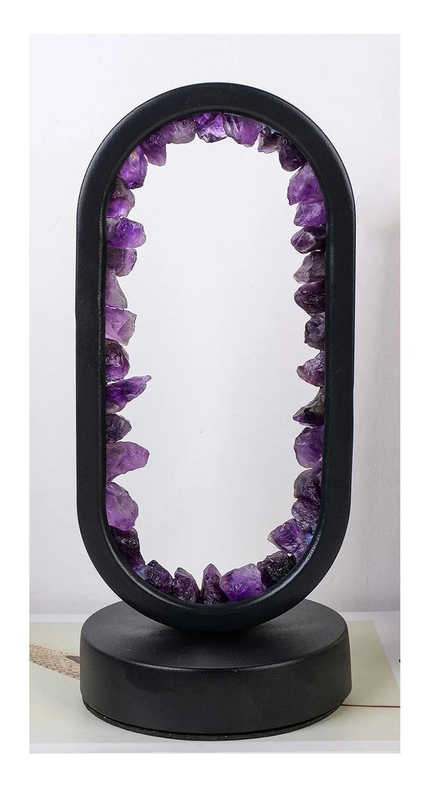 AuraStone | Natuurlijke kalmerende amethist kalmte lamp