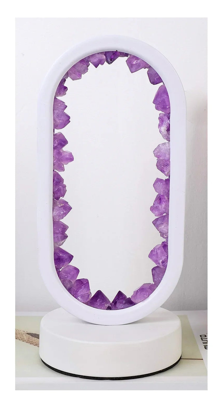 AuraStone | Natuurlijke kalmerende amethist kalmte lamp