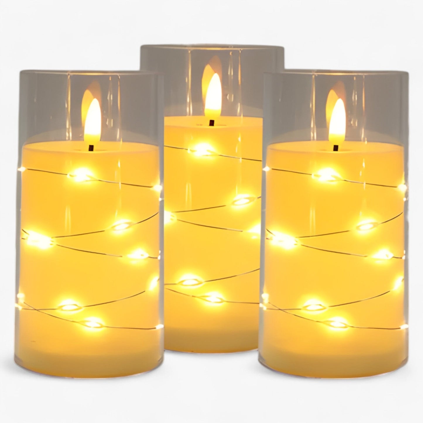 Nina | Elektronische Kaars - Sfeervolle verlichting