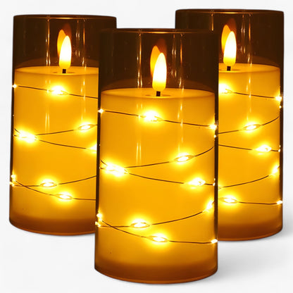 Nina | Elektronische Kaars - Sfeervolle verlichting
