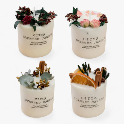 Lelie - Sojawas Geurkaars - Ontspannende Aromatische Decoratie voor Feestdagen en Bruiloften