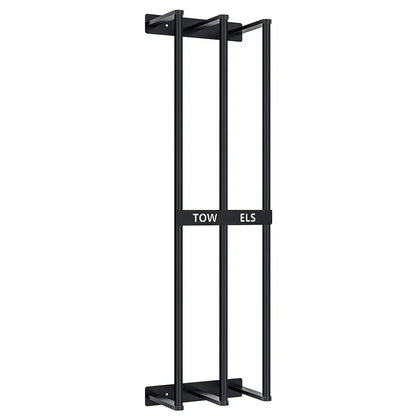 TowelHolder - Ruimtebesparende Handdoekhouder voor een Opgeruimde Badkamer - Compacte en Stijlvolle Handdoekopslag