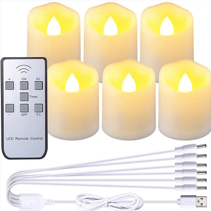 CandleCharm | LED Verlichte Decoratieve Vlamloze Kaars