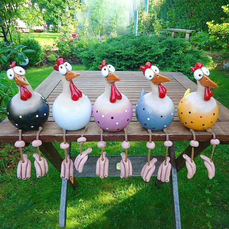 CluckChic | Luxe Grappige Kip Hek Decoratie voor Huis en Tuin