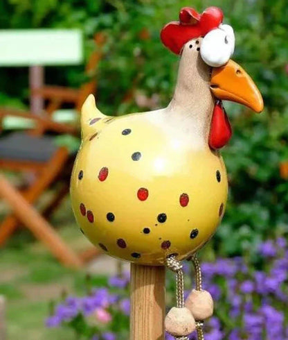 CluckChic | Luxe Grappige Kip Hek Decoratie voor Huis en Tuin