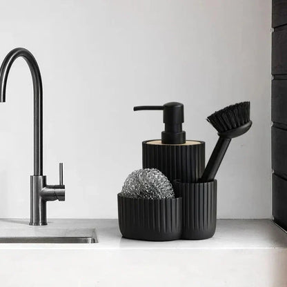 PleaTease – Zeepdispenser & Sponshouder voor Efficiënt Schoonmaken