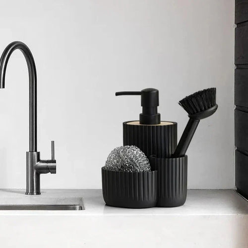 PleaTease – Zeepdispenser & Sponshouder voor Efficiënt Schoonmaken