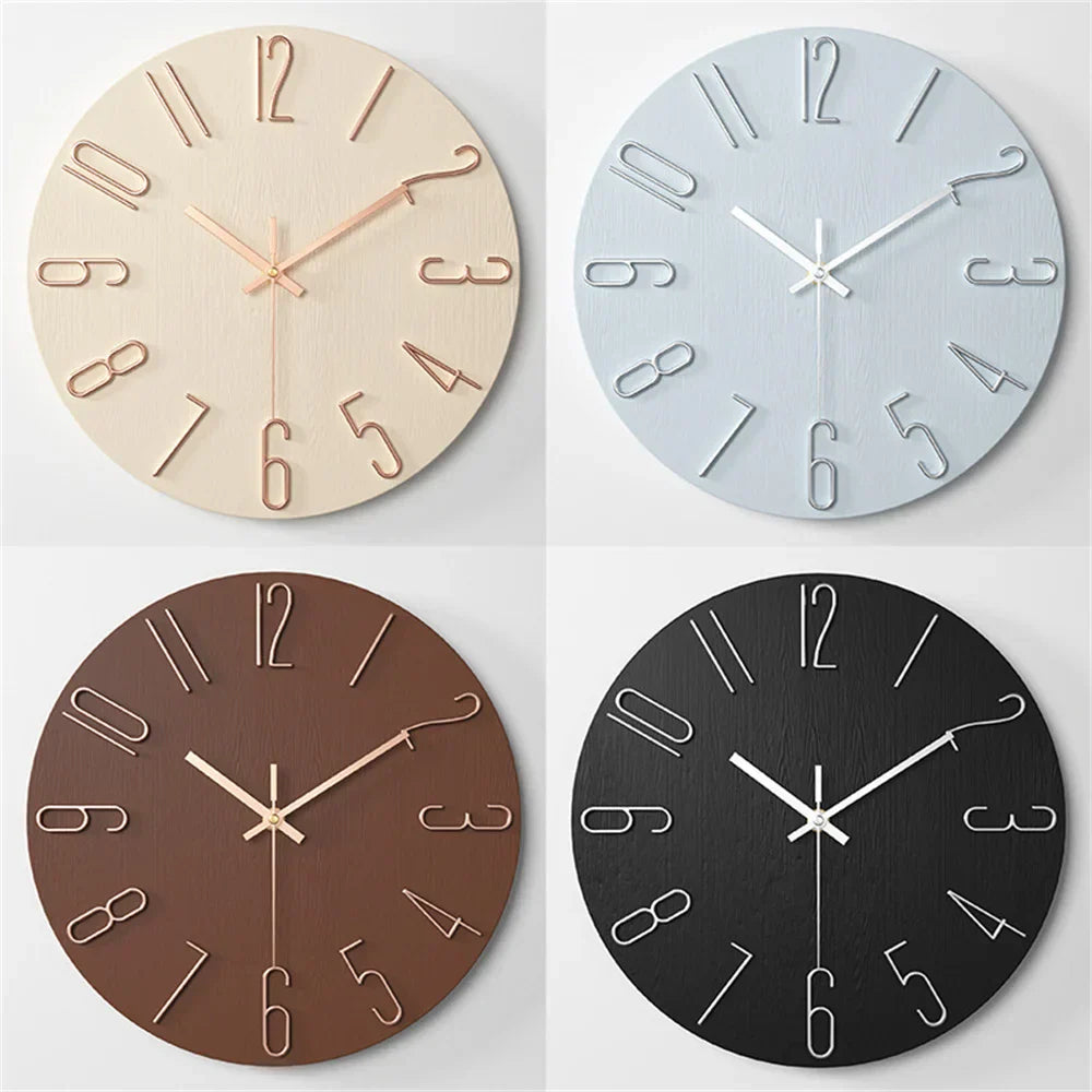 AxisTime | Moderne elegante eenvoudige 3d wandklok