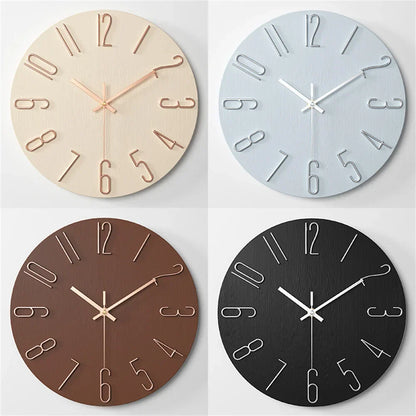 AxisTime | Moderne elegante eenvoudige 3d wandklok