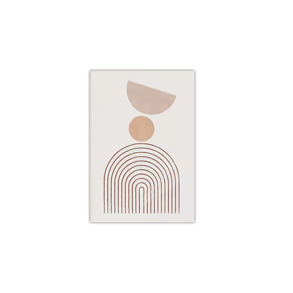TerraBoho | abstracte beige wandprints