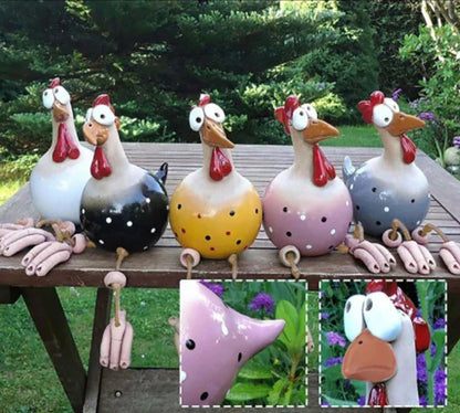 CluckChic | Luxe Grappige Kip Hek Decoratie voor Huis en Tuin