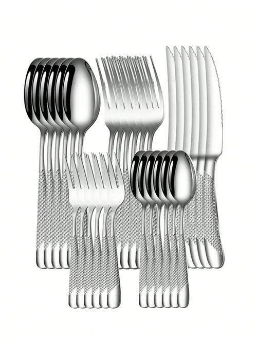 DiamantStijl | Roestvrijstalen Bestek voor Elegante Diner