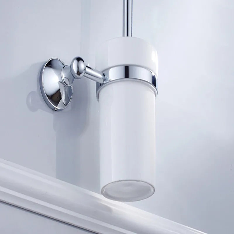 RusticShine | Toiletborstel van keramiek en koper