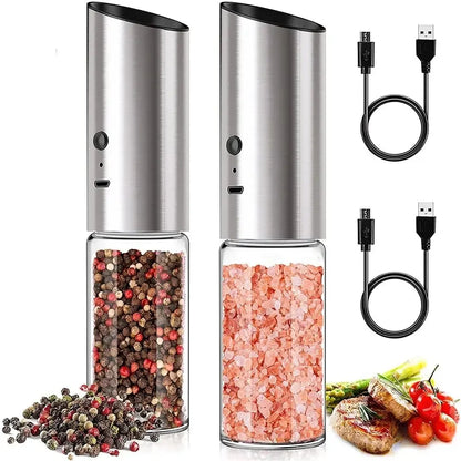 PepperTech | Automatische Oplaadbare Zout & Peper Molen