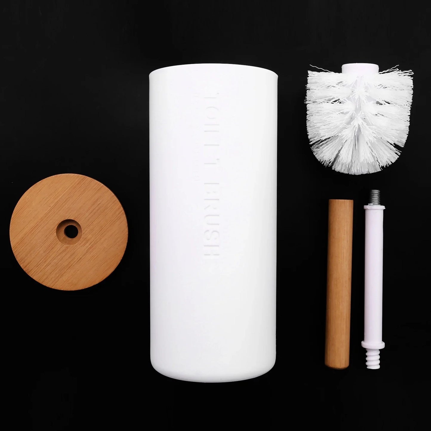 EcoChic | Luxe Bamboe Toiletborstelhouder