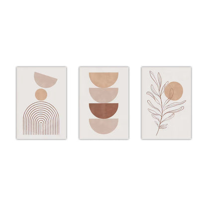 TerraBoho | abstracte beige wandprints