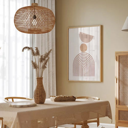 TerraBoho | abstracte beige wandprints