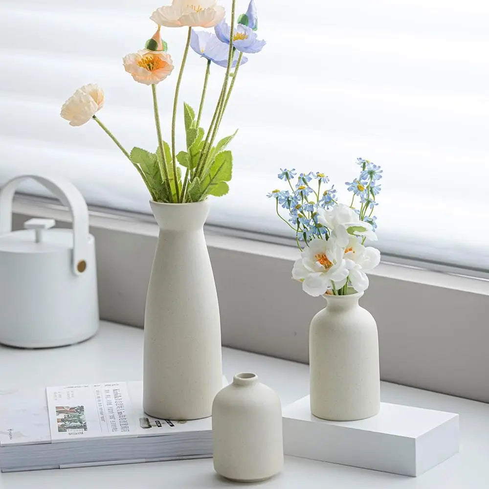 BohoBloom | Keramische Vaas Set voor Moderne Decoratie
