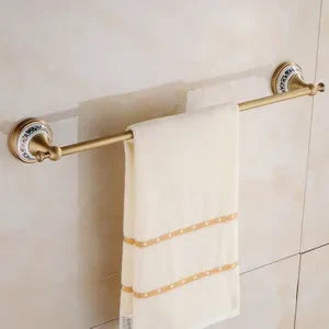 AntiqueBrass - Klassieke Messing Badkamer Set - Luxe Antieke Badkameraccessoires