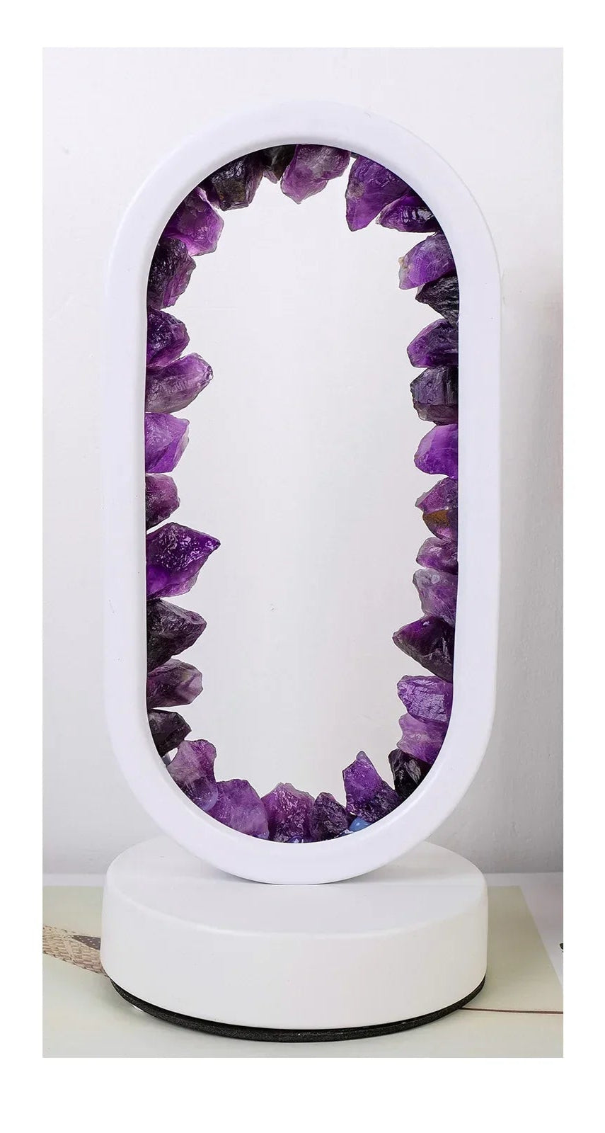 AuraStone | Natuurlijke kalmerende amethist kalmte lamp