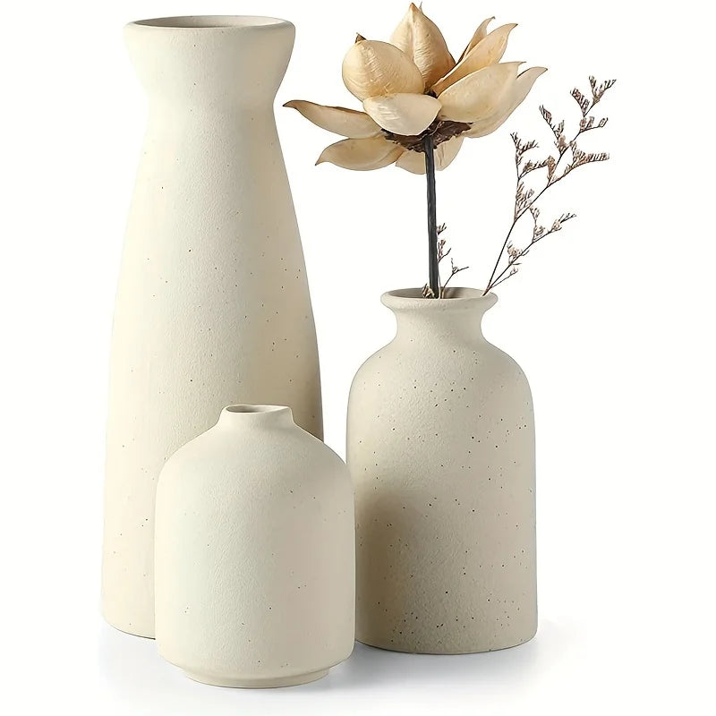 BohoBloom | Keramische Vaas Set voor Moderne Decoratie