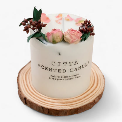 Lelie - Sojawas Geurkaars - Ontspannende Aromatische Decoratie voor Feestdagen en Bruiloften