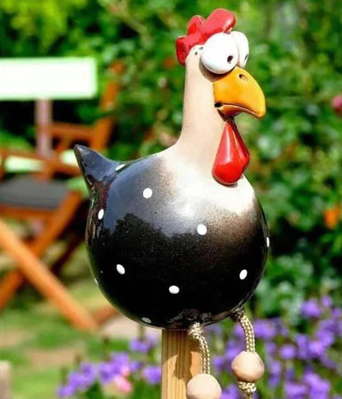 CluckChic | Luxe Grappige Kip Hek Decoratie voor Huis en Tuin