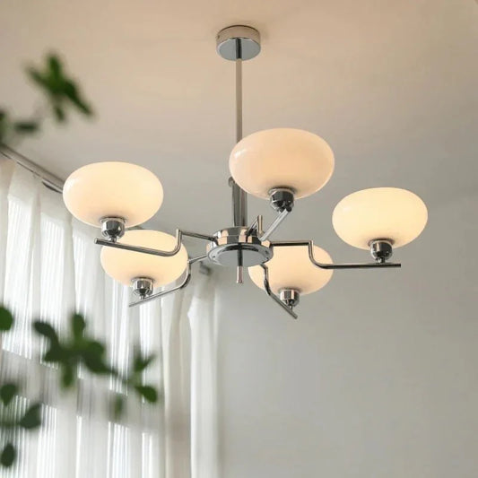 Middeleeuwse Bauhaus kroonluchter