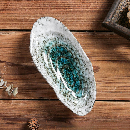 Crestelle | Elegante schelpvormige keramische schaal – decoratief serviesgoed voor thuis, unieke serveerschaa