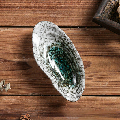 Crestelle | Elegante schelpvormige keramische schaal – decoratief serviesgoed voor thuis, unieke serveerschaa