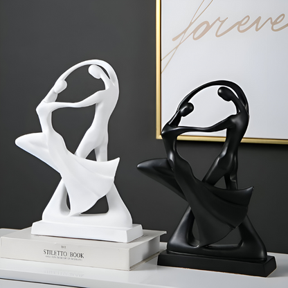 MonoGroove | Harsdans Sculptuur – Moderne abstracte kunstversiering voor thuis en op kantoor