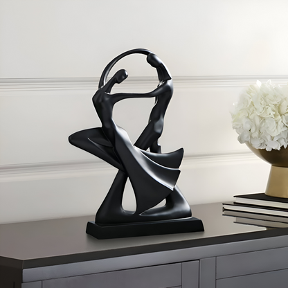 MonoGroove | Harsdans Sculptuur – Moderne abstracte kunstversiering voor thuis en op kantoor