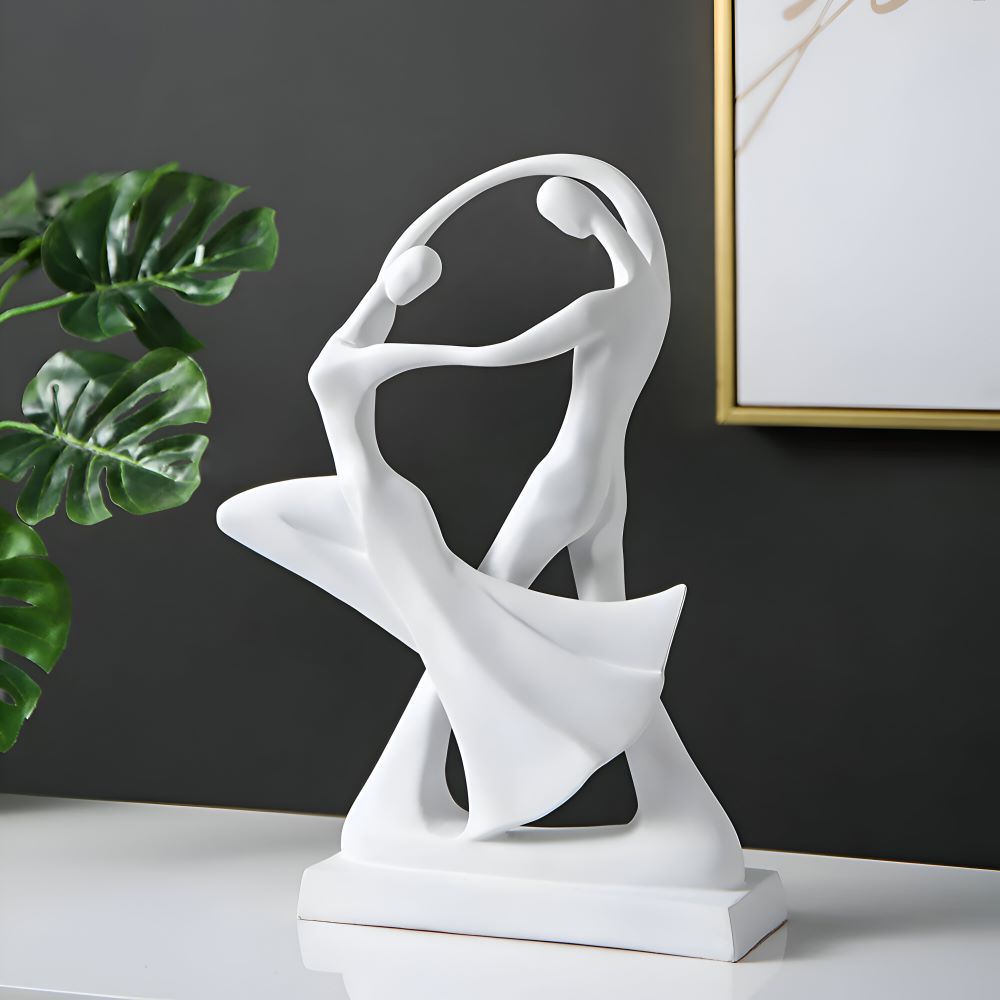 MonoGroove | Harsdans Sculptuur – Moderne abstracte kunstversiering voor thuis en op kantoor