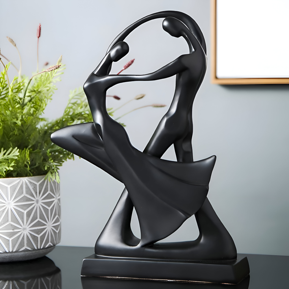 MonoGroove | Harsdans Sculptuur – Moderne abstracte kunstversiering voor thuis en op kantoor