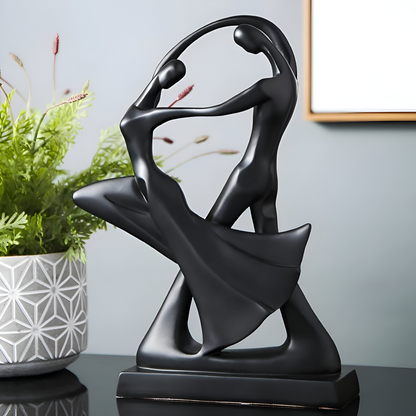 MonoGroove | Harsdans Sculptuur – Moderne abstracte kunstversiering voor thuis en op kantoor