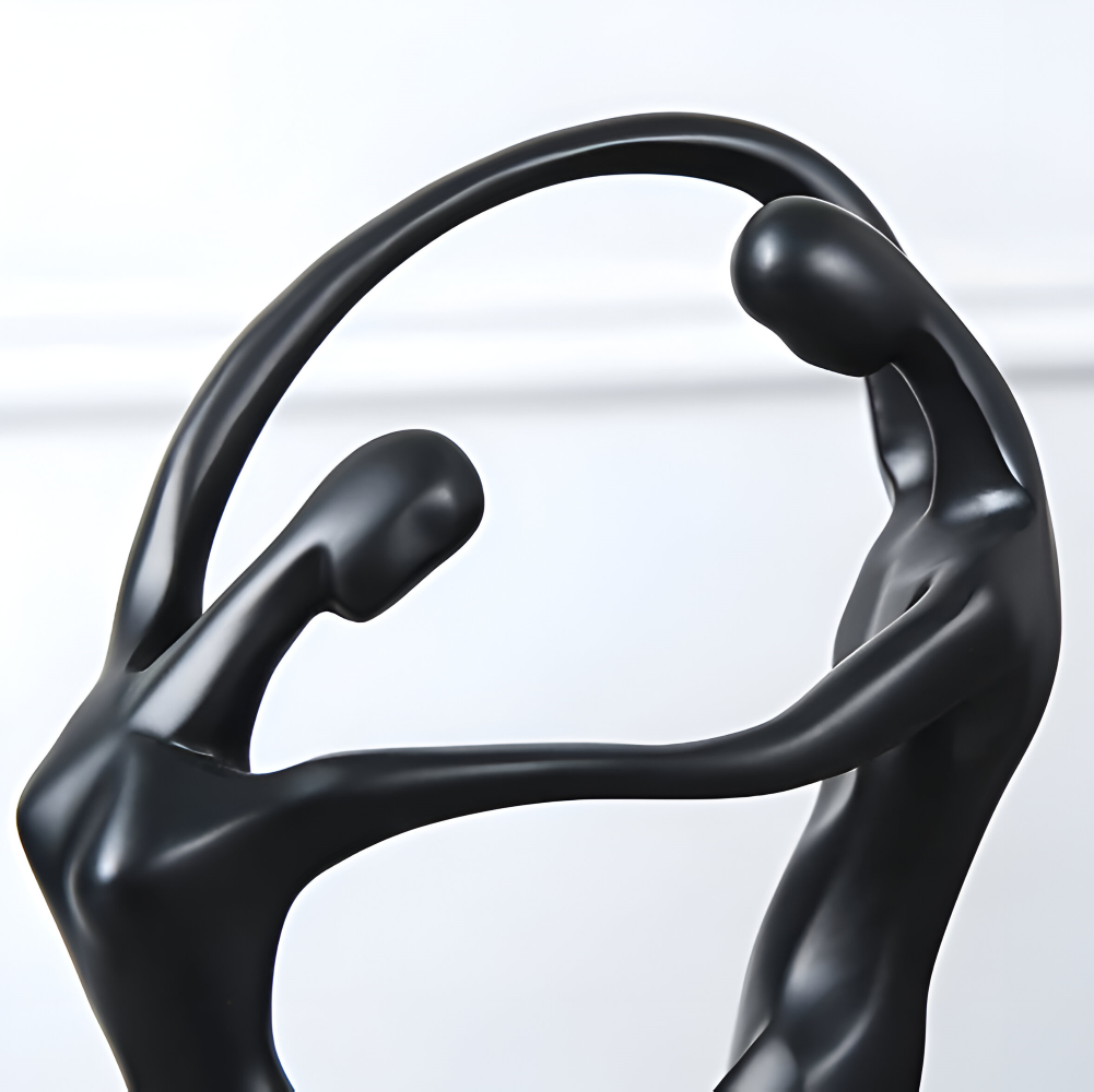 MonoGroove | Harsdans Sculptuur – Moderne abstracte kunstversiering voor thuis en op kantoor