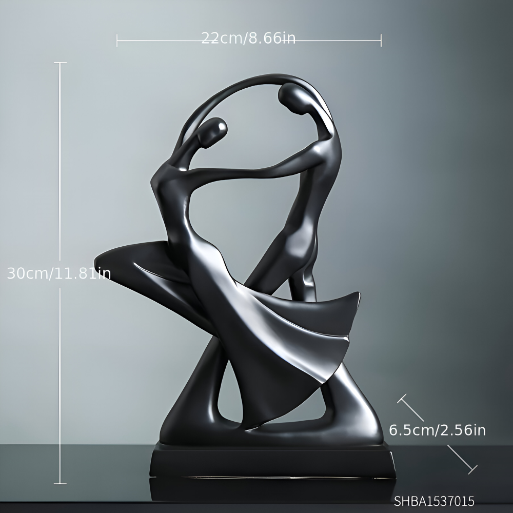 MonoGroove | Harsdans Sculptuur – Moderne abstracte kunstversiering voor thuis en op kantoor