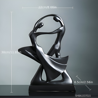 MonoGroove | Harsdans Sculptuur – Moderne abstracte kunstversiering voor thuis en op kantoor