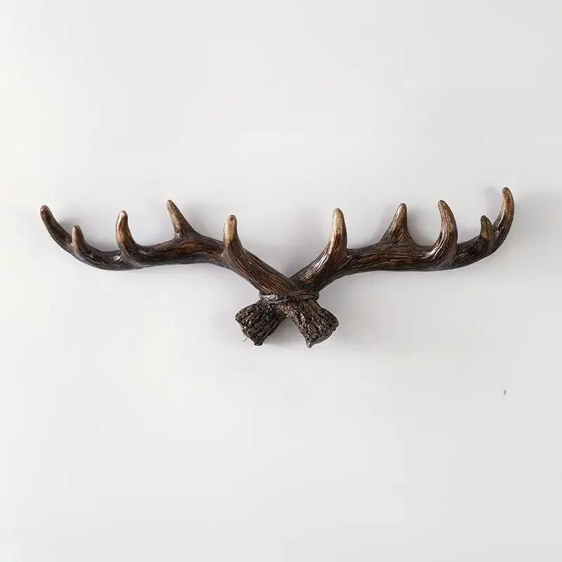 Hookler | Vintage Antler Kapstok - Retro Wandhaak voor Home Entree & Hal