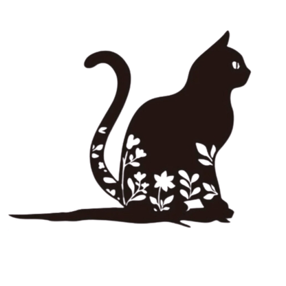 FelineFantasy | Metalen Katten Silhouet voor Tuin & Patio