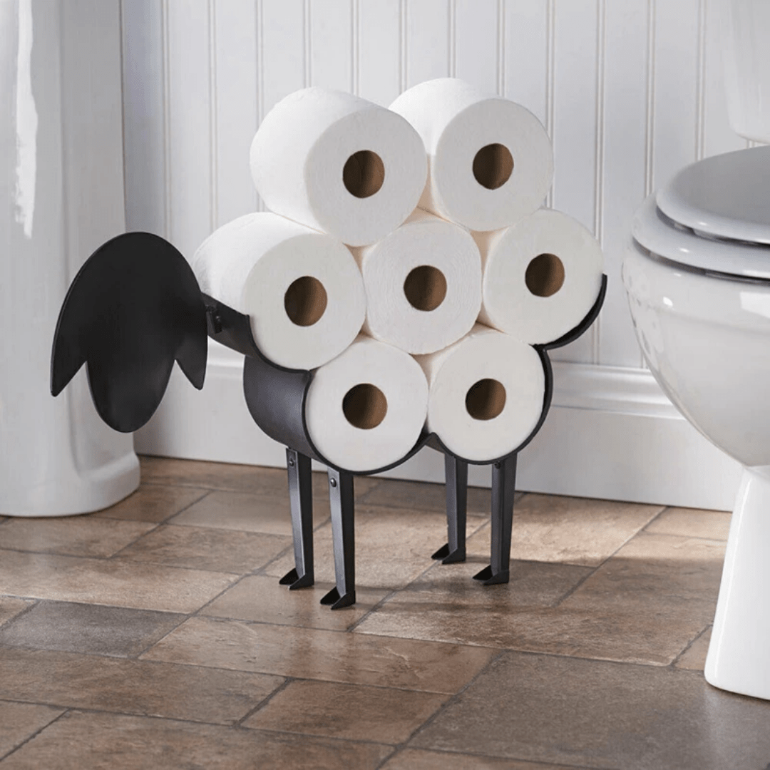 ZooRoll | Toiletrolhouder met Dierenontwerp voor Extra Opslag