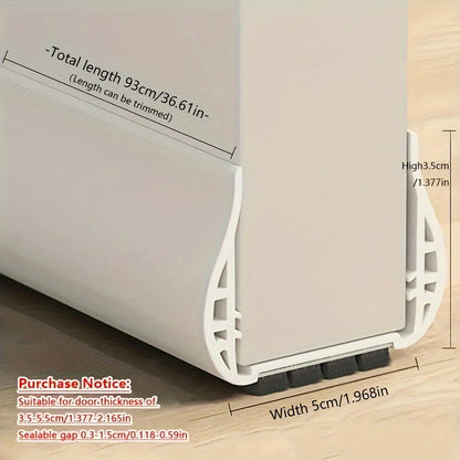 SnugBlock | Verstelbare polyester deurstopper - winddichte isolerende afdichtstrip