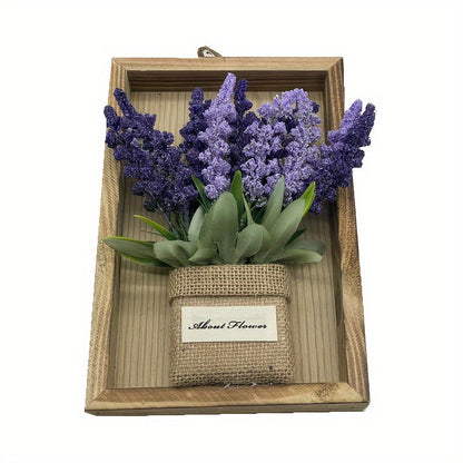 Botanique | 3D Bloemsierkunst - Houten frame met levensechte bloemstukken voor thuisdecoratie