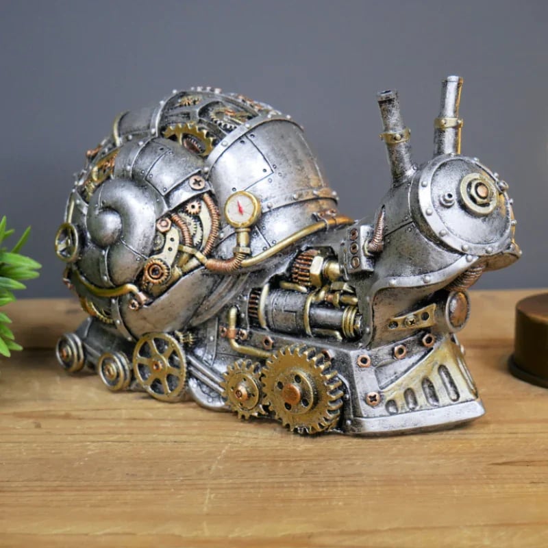 MechaMenagerie Steampunk Dier Sculpturen - Intrigerende Fusie van Antieke en Moderne Ontwerpen - Perfect voor Unieke Interieurdecoratie