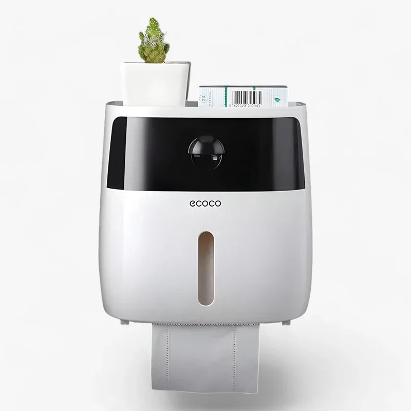 DryRoll | Waterdichte Toiletrolhouder met Extra Opbergruimte