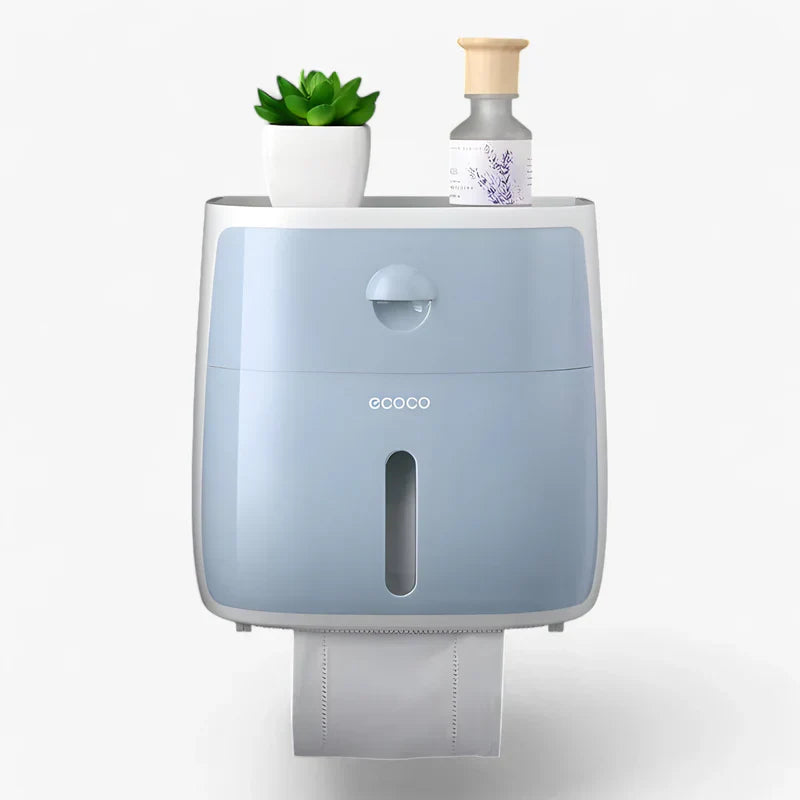 DryRoll | Waterdichte Toiletrolhouder met Extra Opbergruimte