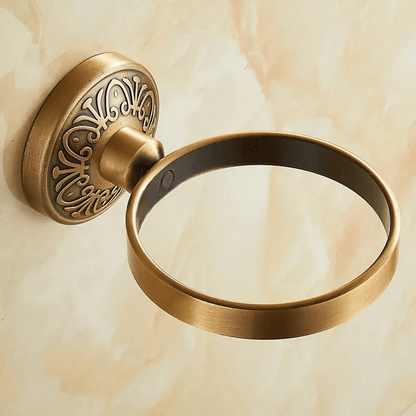 VintageAura | Toiletborstelhouder in Brons