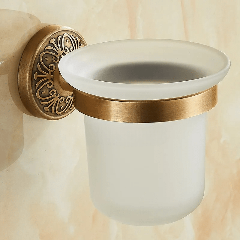 VintageAura | Toiletborstelhouder in Brons